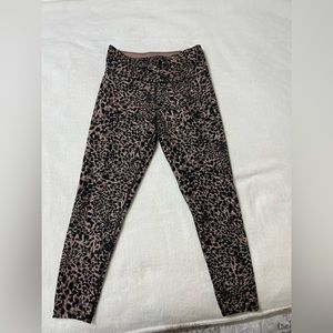 Calvin Klein Performance animal print brown and black leggings